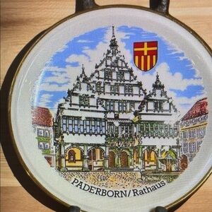 Winterling Bavaria Decorative Plate 8" Souvenir of the Paderborn/Rathaus